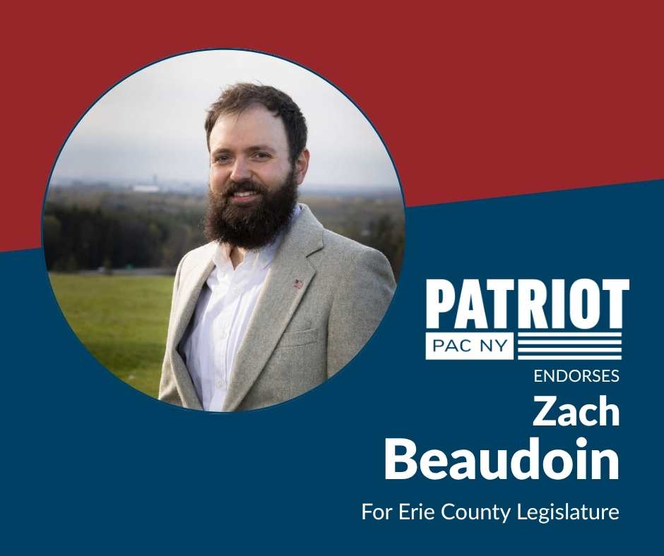 Patriot PAC NY endorses Zach Beaudoin for Erie County Legislature